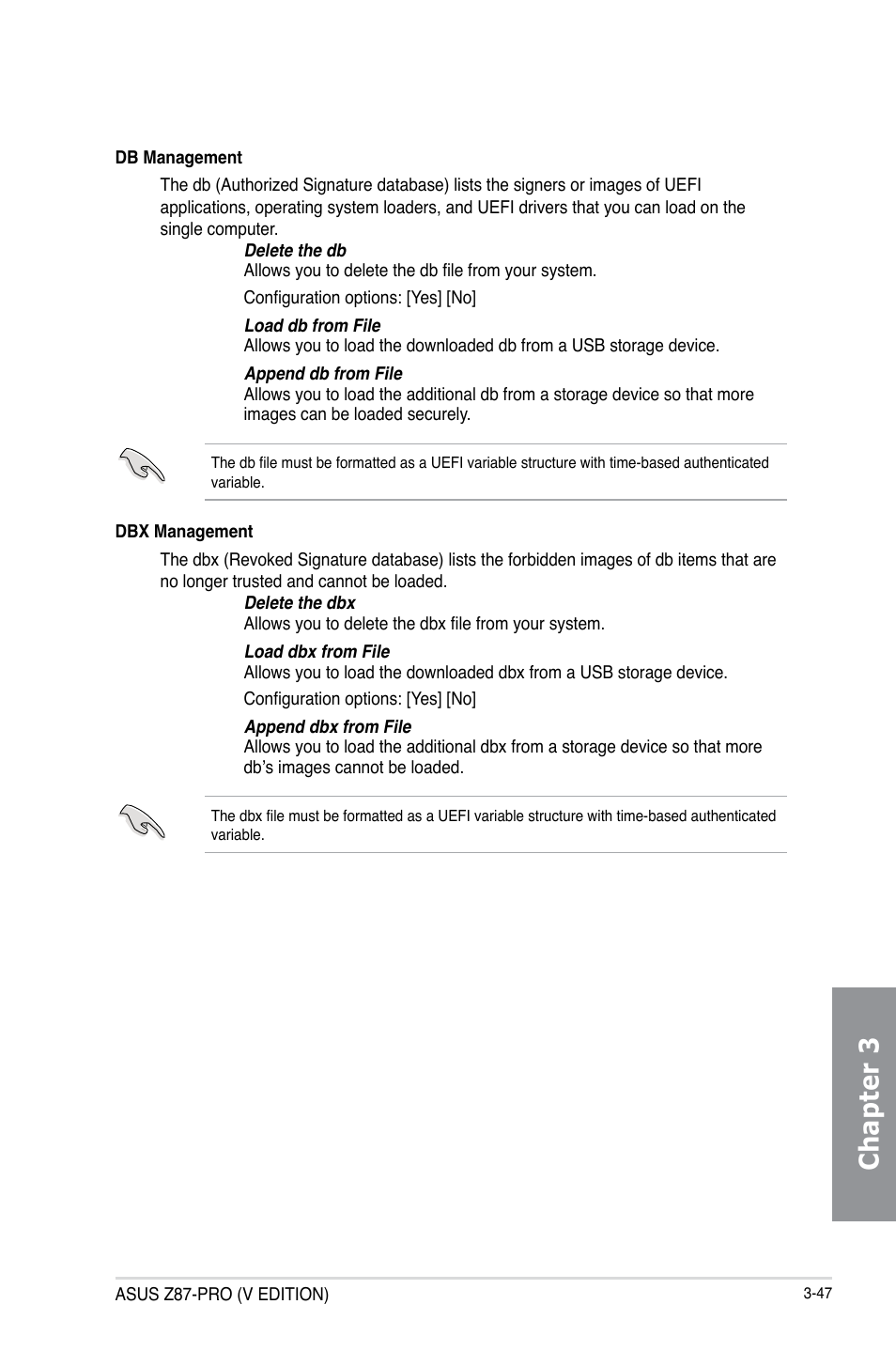 Chapter 3 | Asus Z87-PRO(V EDITION) User Manual | Page 127 / 172