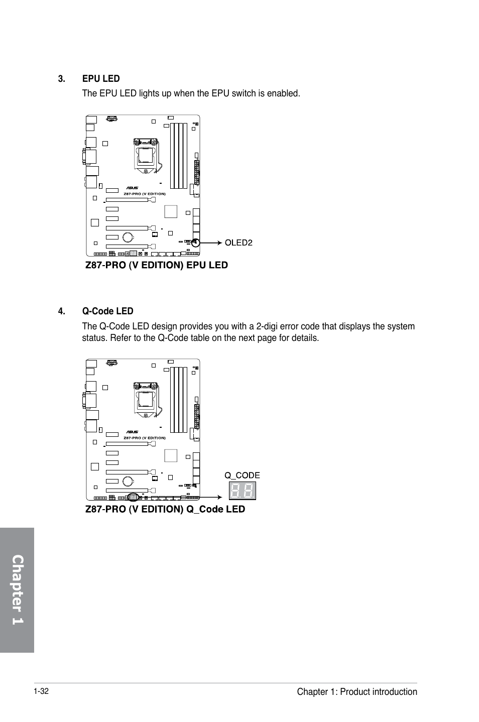 Chapter 1 | Asus Z87-PRO(V EDITION) User Manual | Page 48 / 172