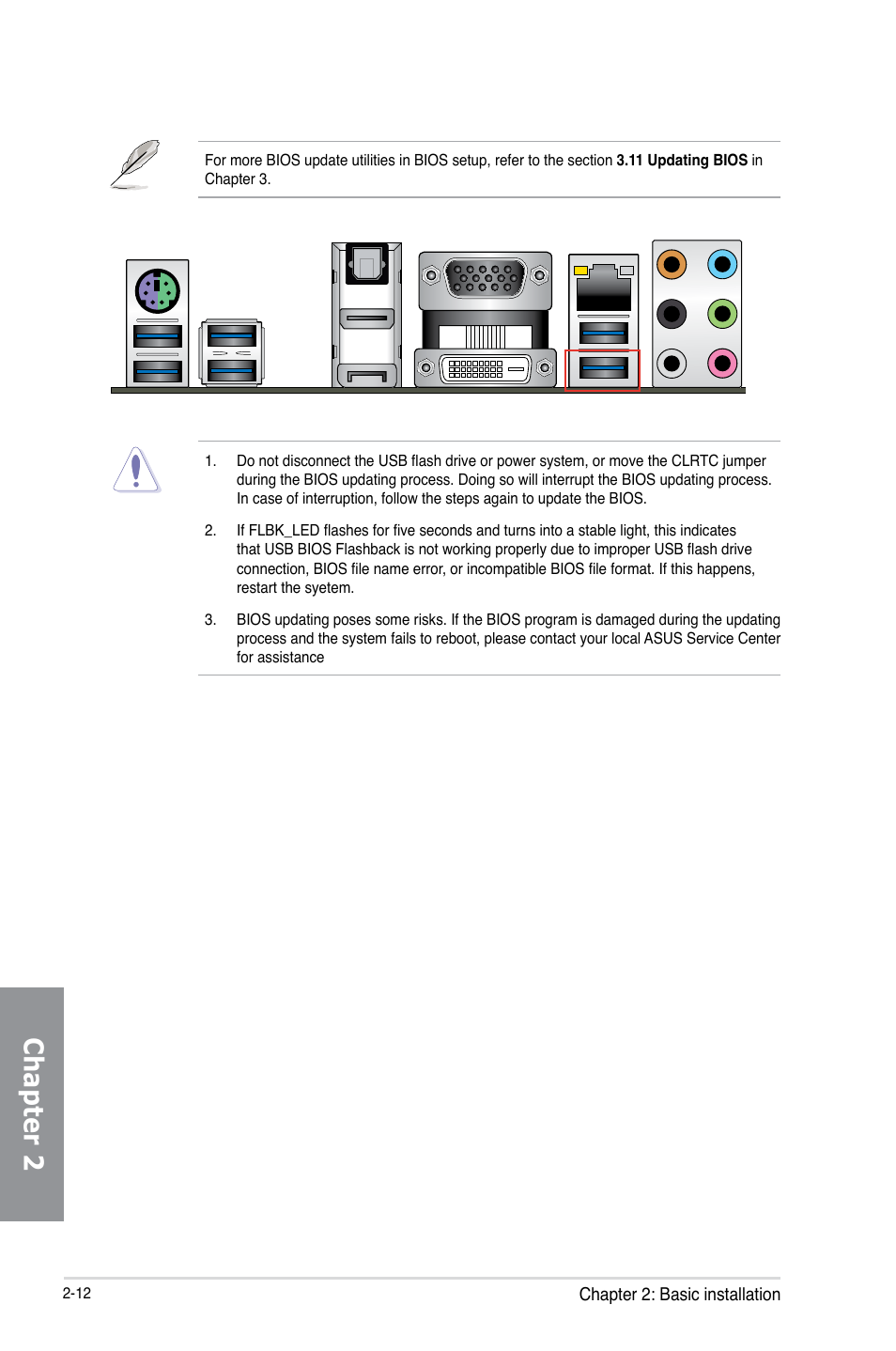 Chapter 2 | Asus Z87-PRO(V EDITION) User Manual | Page 74 / 172