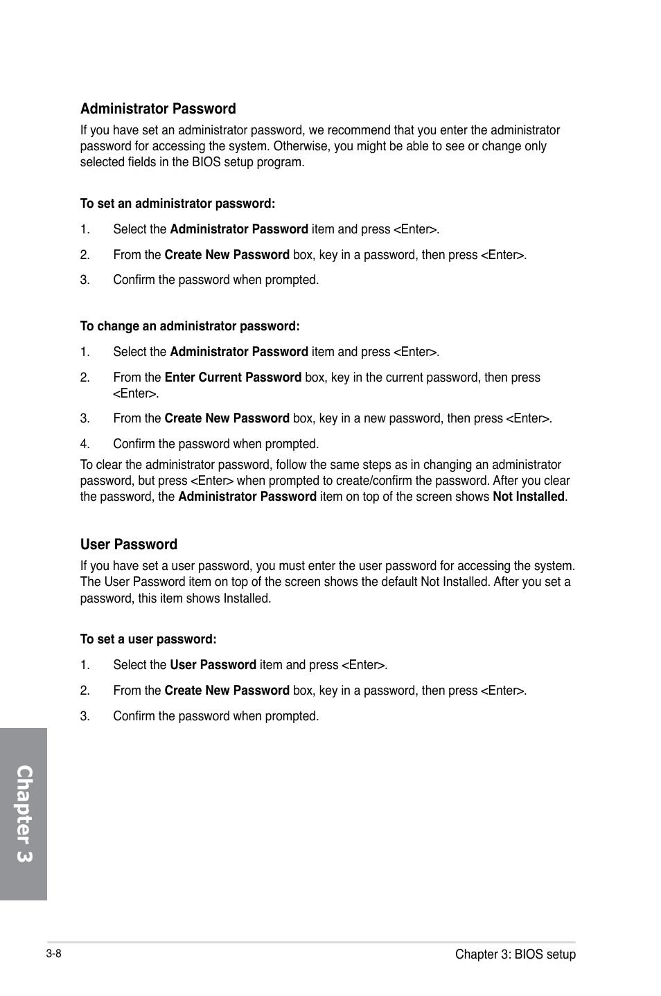 Chapter 3 | Asus Z87-PRO(V EDITION) User Manual | Page 88 / 172