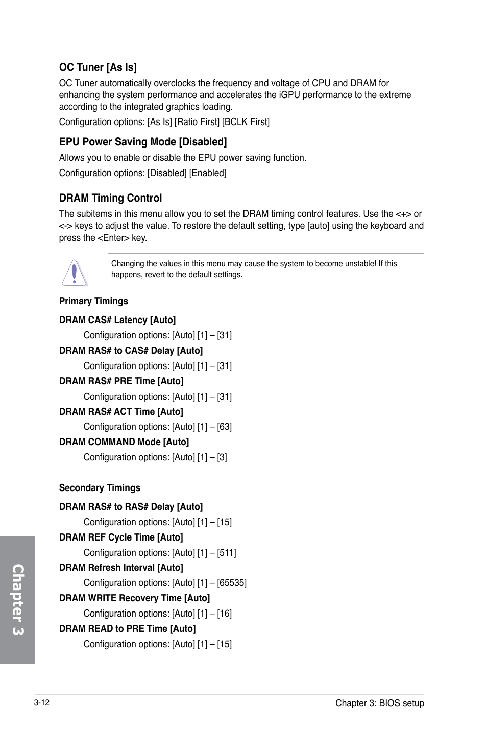 Chapter 3 | Asus Z87-PRO(V EDITION) User Manual | Page 92 / 172