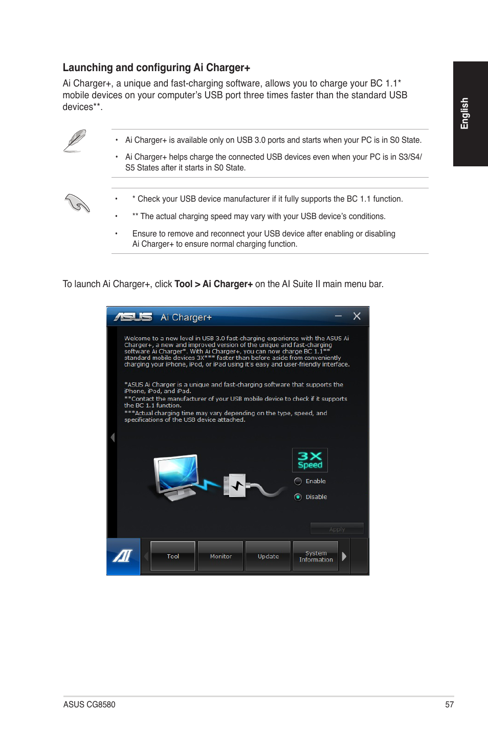 Asus CG8580 User Manual | Page 57 / 94