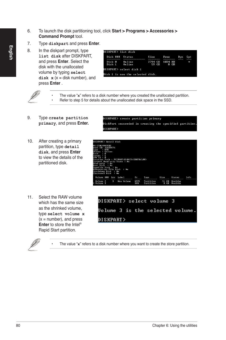 Asus CG8580 User Manual | Page 80 / 94