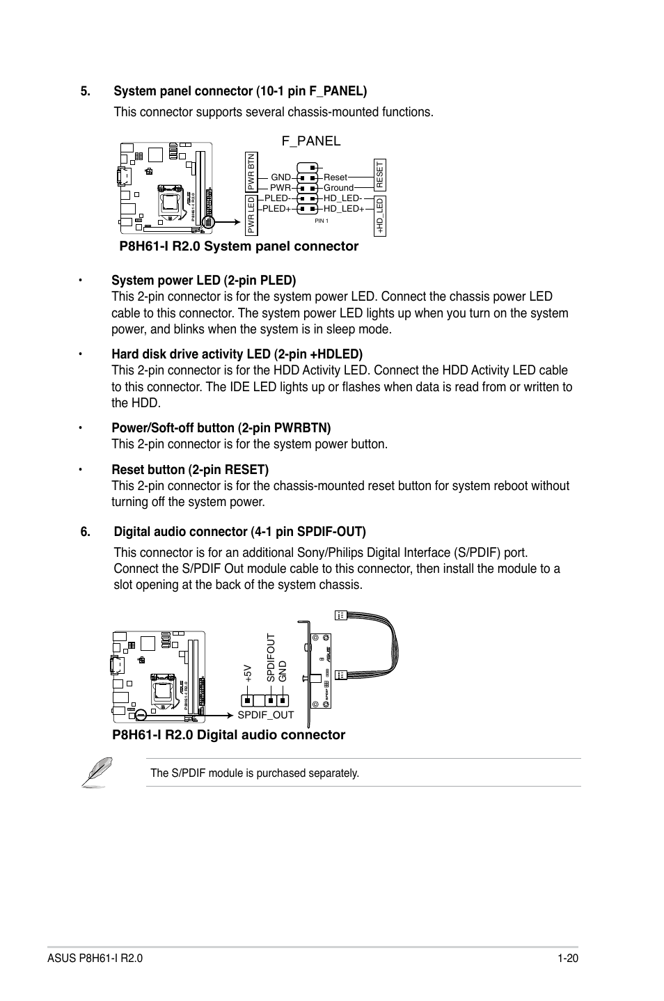 Asus P8H61-I R2.0 User Manual | Page 30 / 64