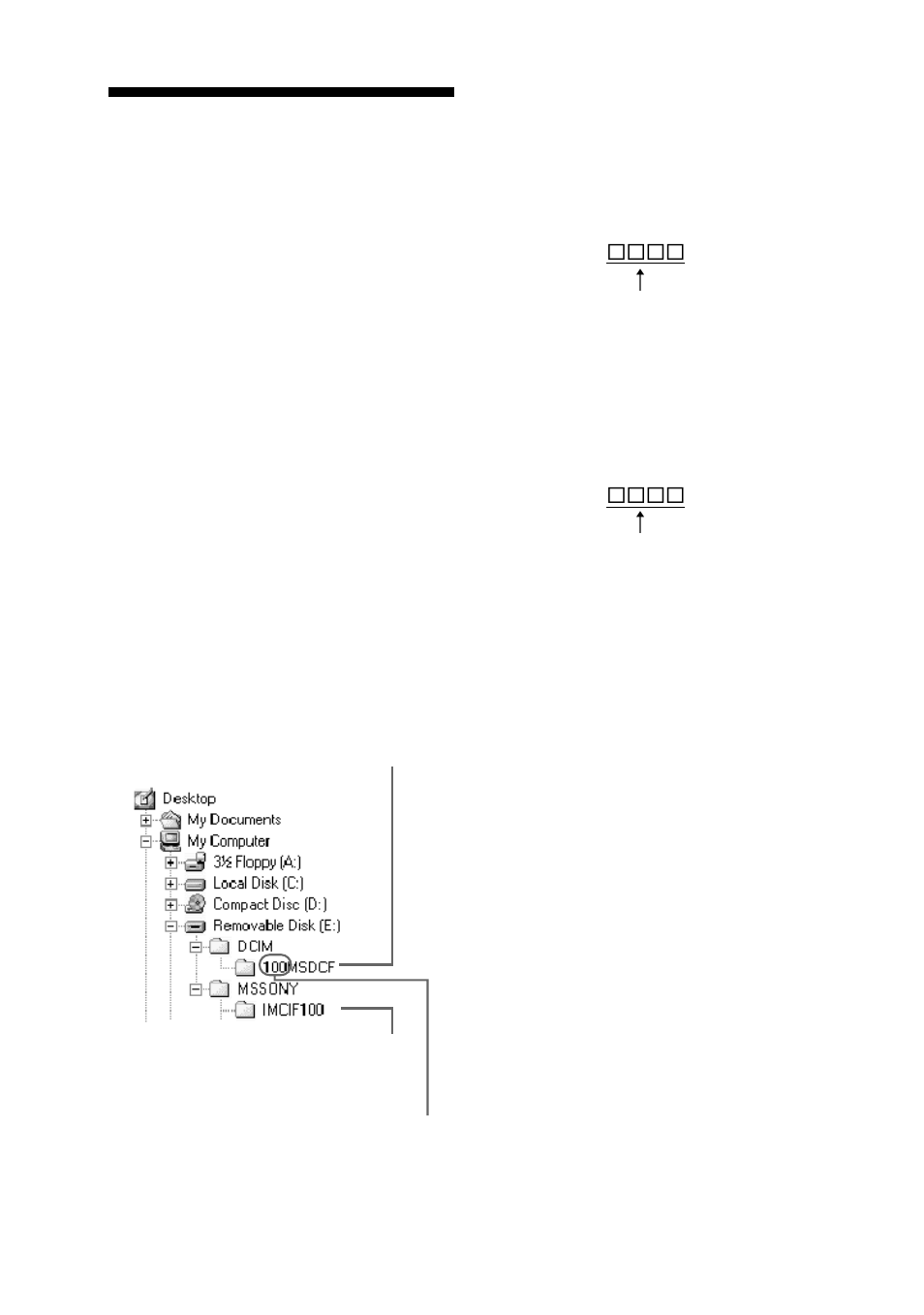 Les fichiers d’image et les noms de fichier | Sony DPP-MP1 User Manual | Page 62 / 104