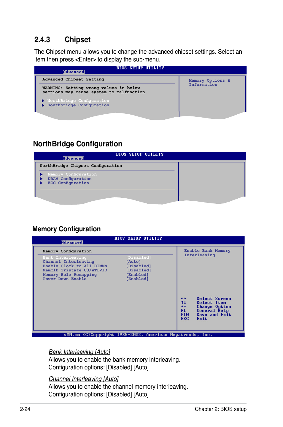 Northbridge configuration 2.4.3 chipset | Asus M2N-VM SE HDMI User Manual | Page 72 / 98