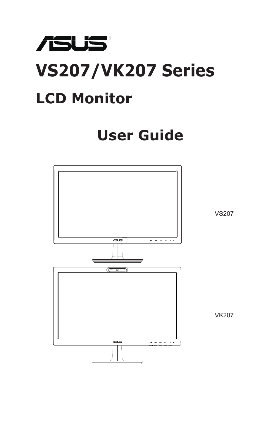 Asus VS207T User Manual | 21 pages