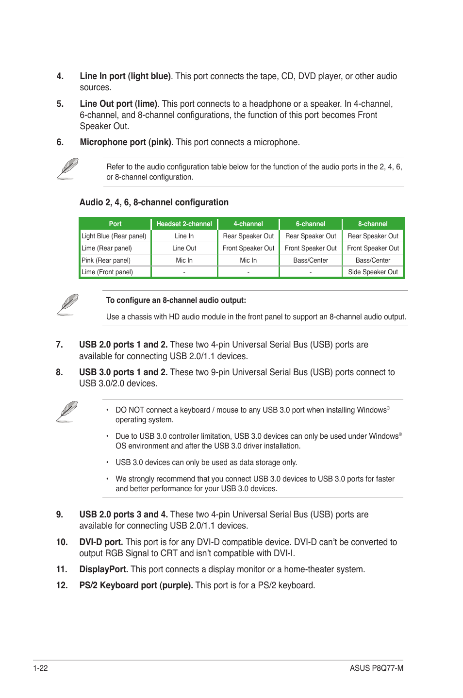 Asus P8Q77-M User Manual | Page 32 / 78