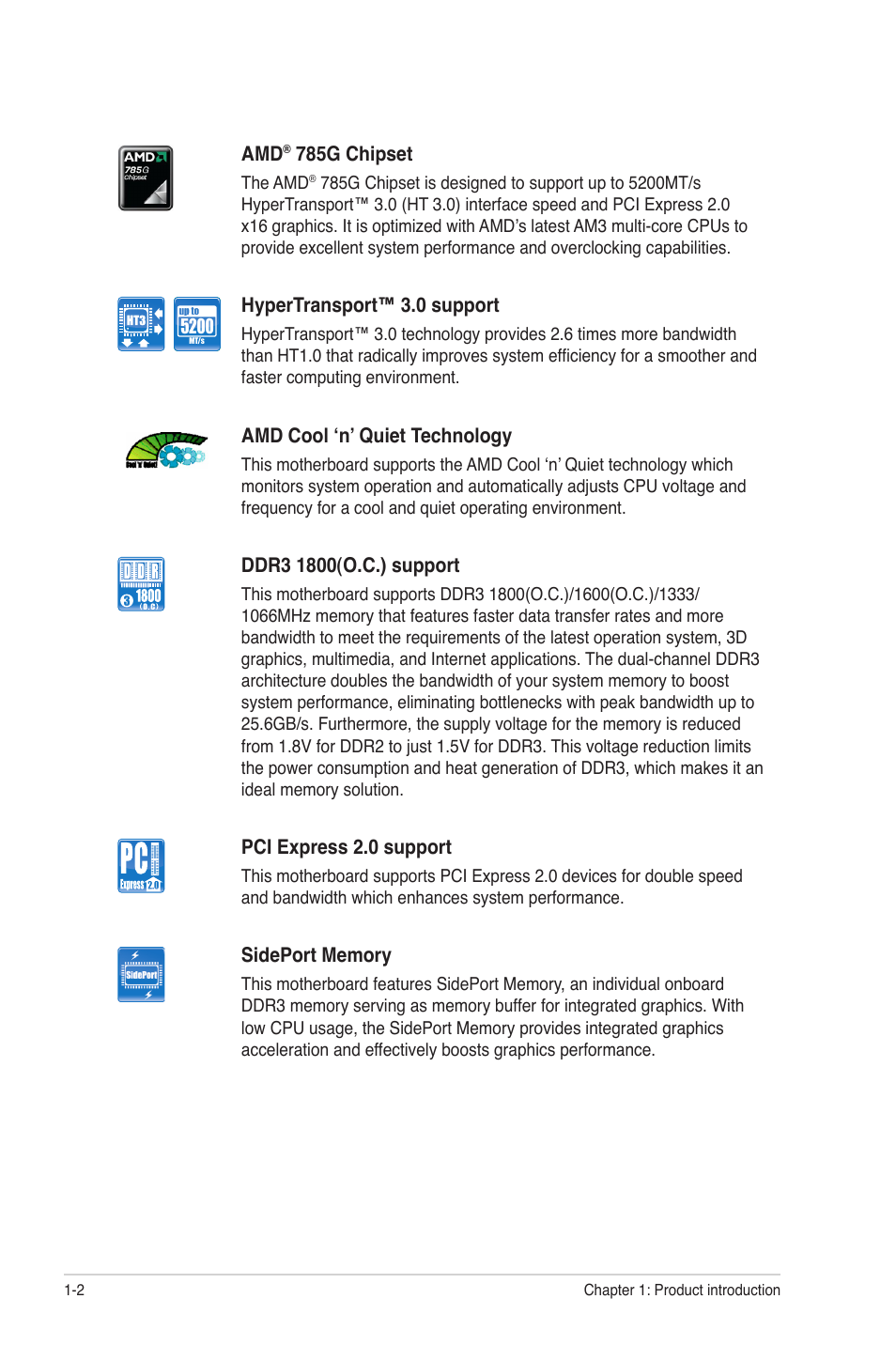 Asus M4A785TD-M EVO User Manual | Page 14 / 64