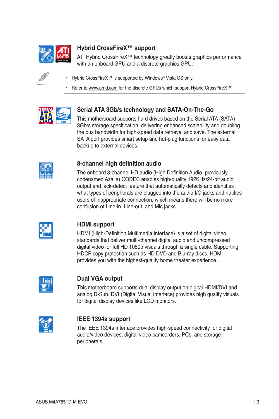 Asus M4A785TD-M EVO User Manual | Page 15 / 64