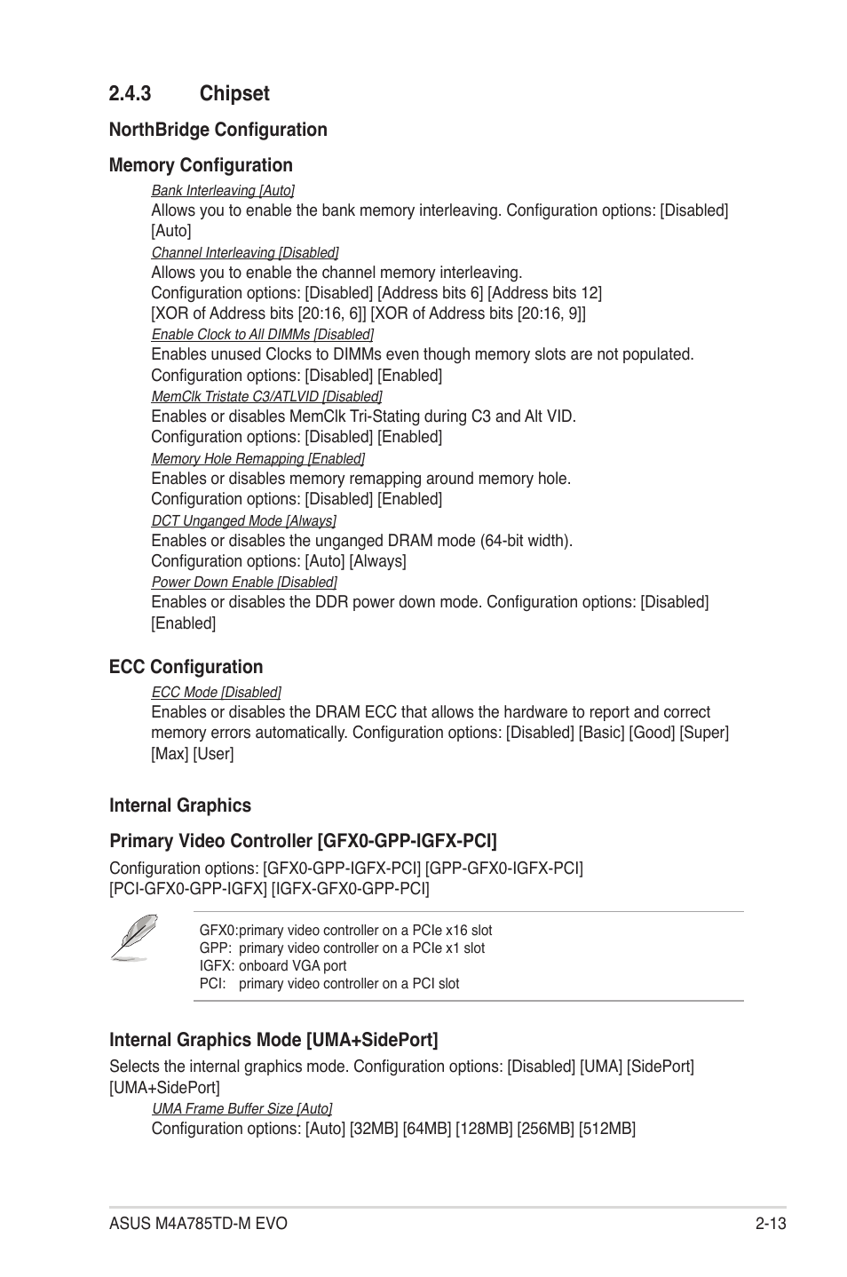 3 chipset, Chipset -13 | Asus M4A785TD-M EVO User Manual | Page 55 / 64