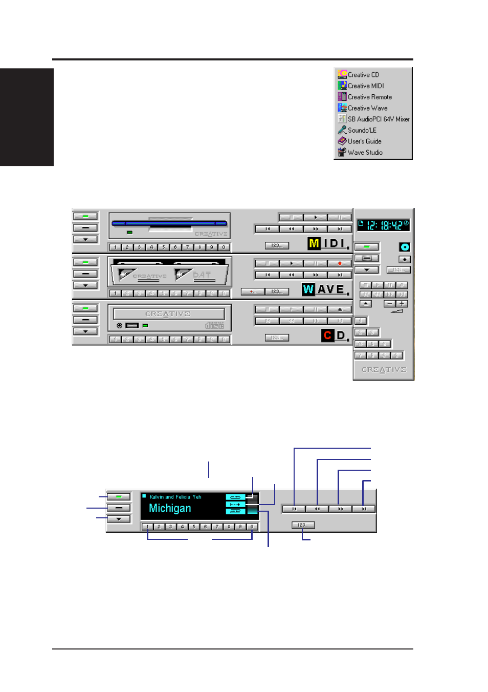 Vi. software reference, Creative multimedia decks, Common operations | Asus MEZ-VM User Manual | Page 66 / 80