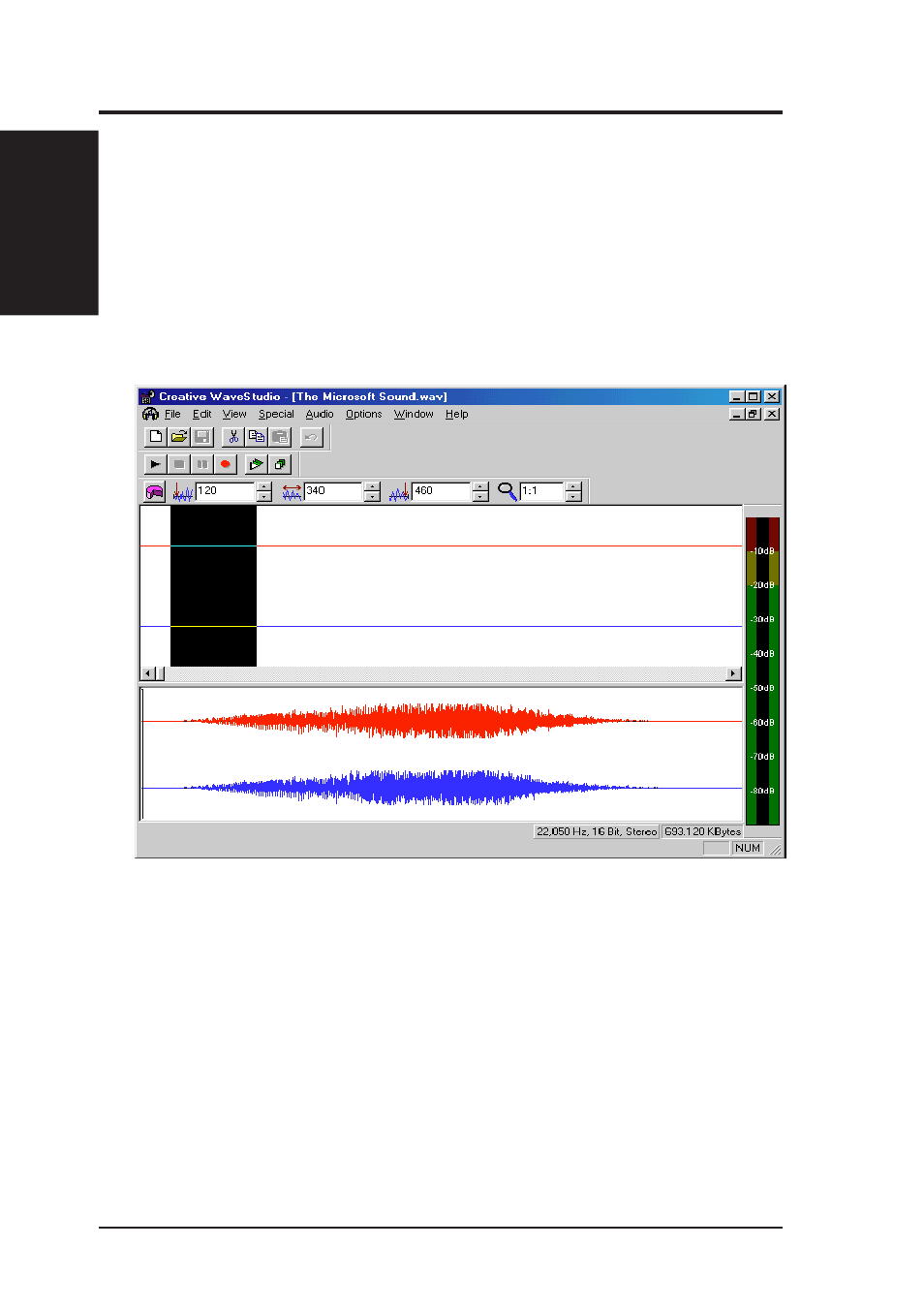 Vi. software reference, Creative wavestudio | Asus MEZ-VM User Manual | Page 72 / 80
