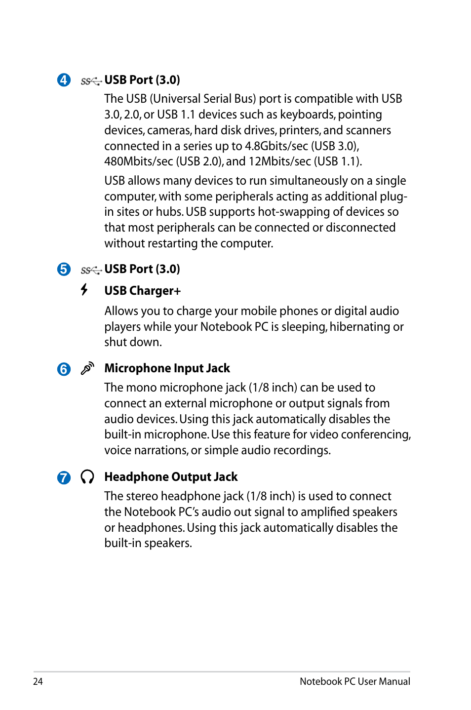 Asus U47VC User Manual | Page 24 / 108