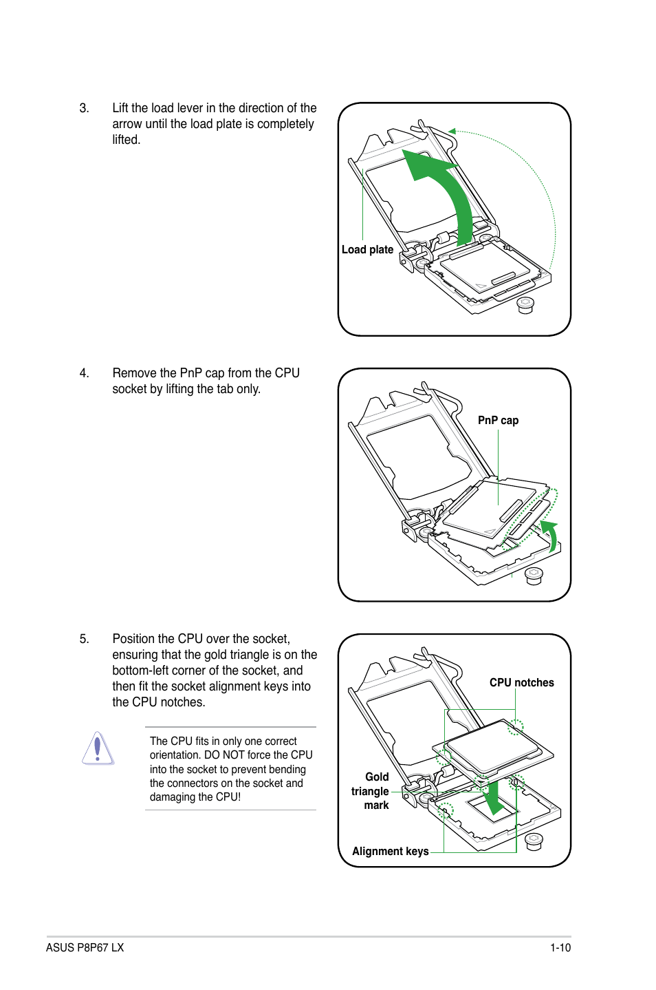 Asus P8P67 LX User Manual | Page 21 / 77