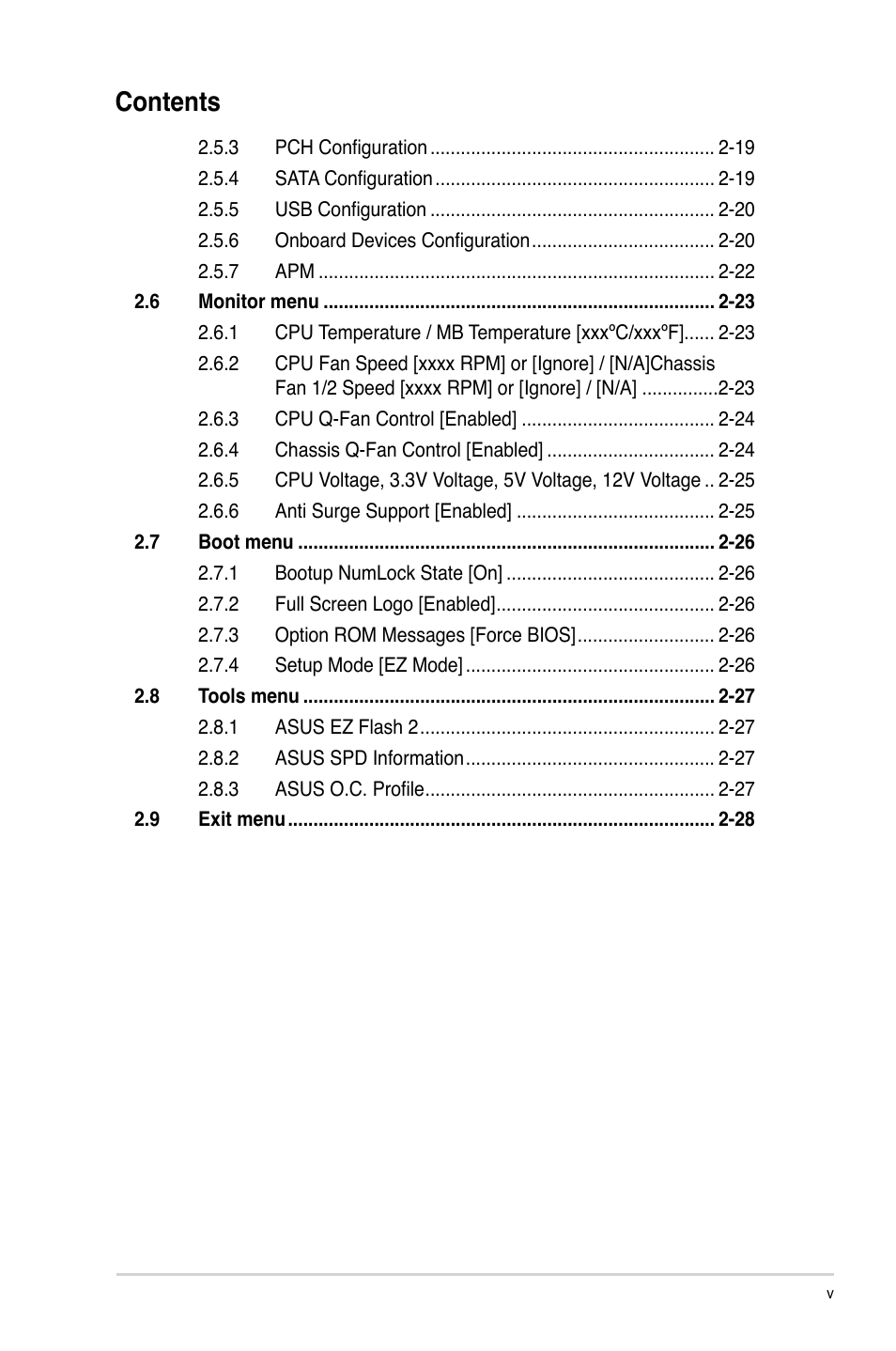 Asus P8P67 LX User Manual | Page 5 / 77