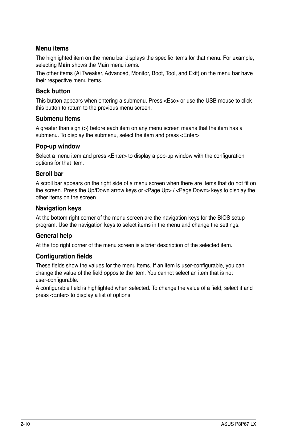 Asus P8P67 LX User Manual | Page 57 / 77