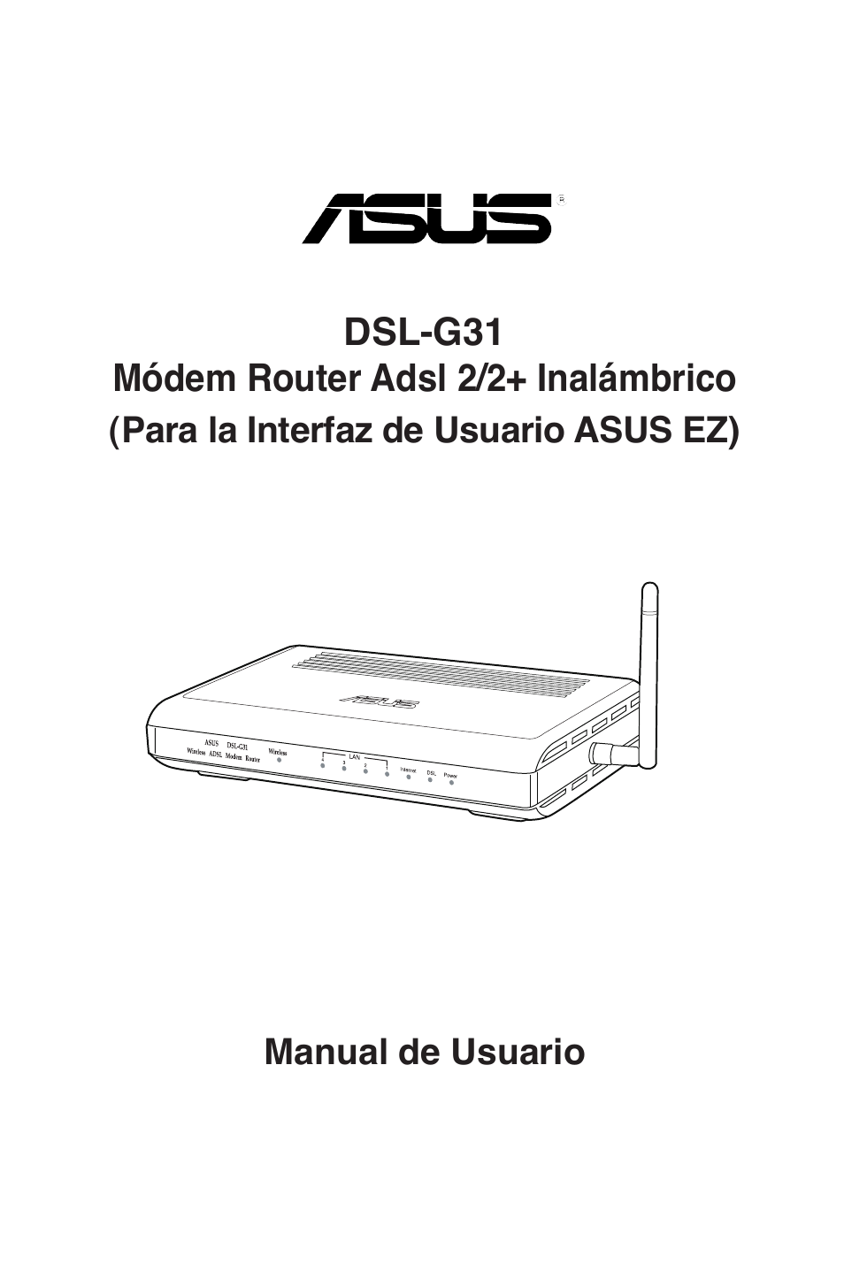 Asus DSL-G31 User Manual | 42 pages