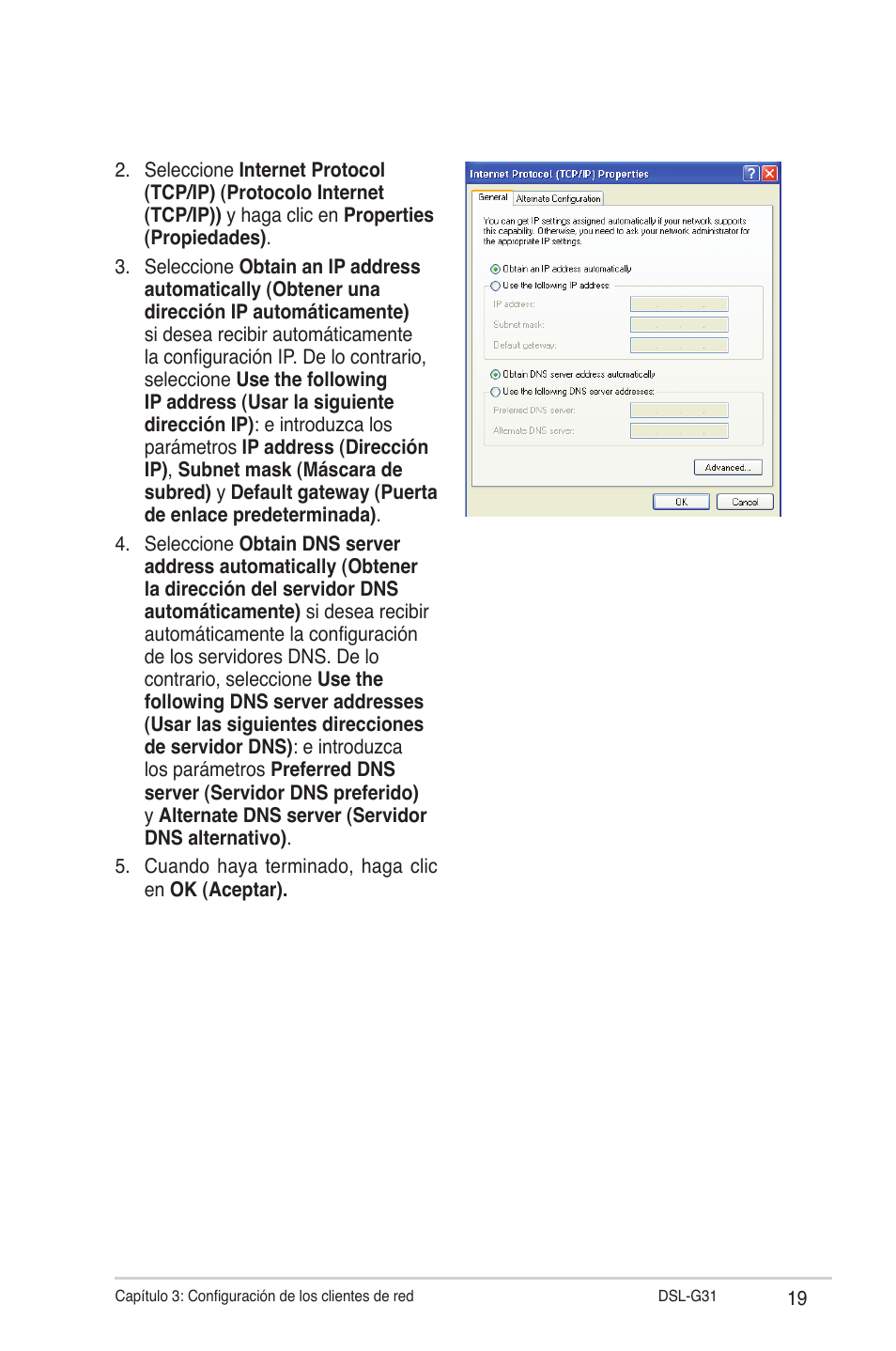 Asus DSL-G31 User Manual | Page 19 / 42