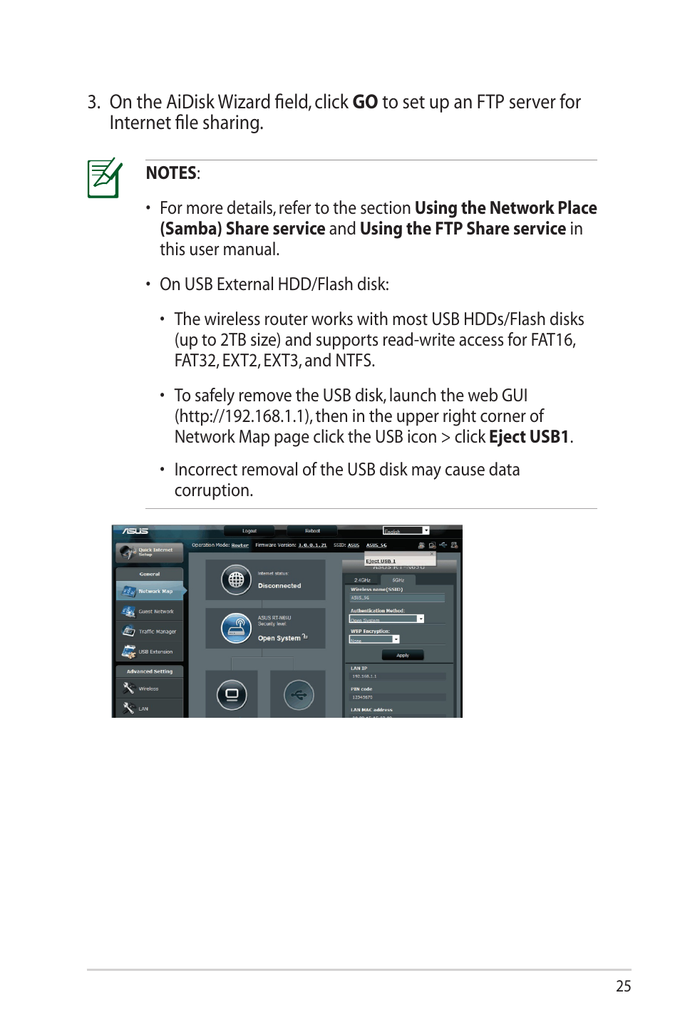 Asus RT-N65U User Manual | Page 25 / 70