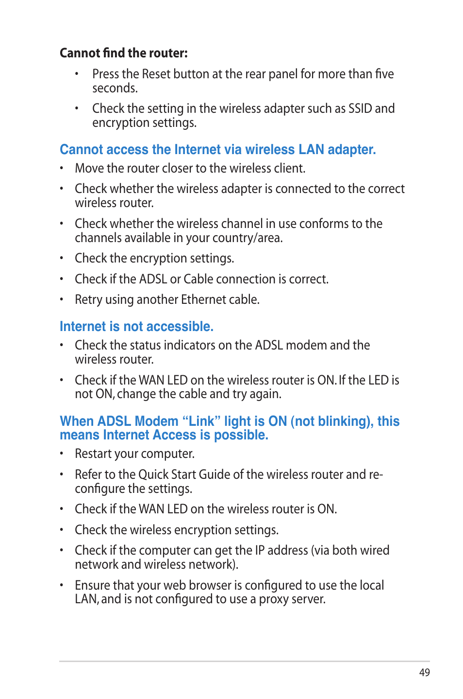 Asus RT-N65U User Manual | Page 49 / 70