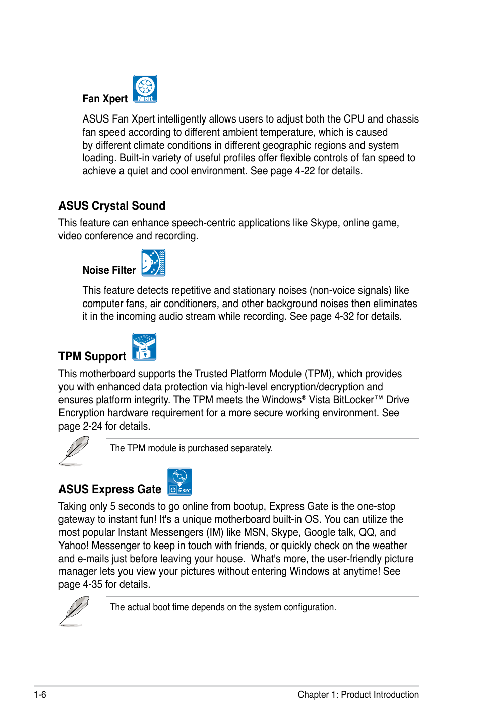 Asus P6T6 WS Revolution User Manual | Page 22 / 192