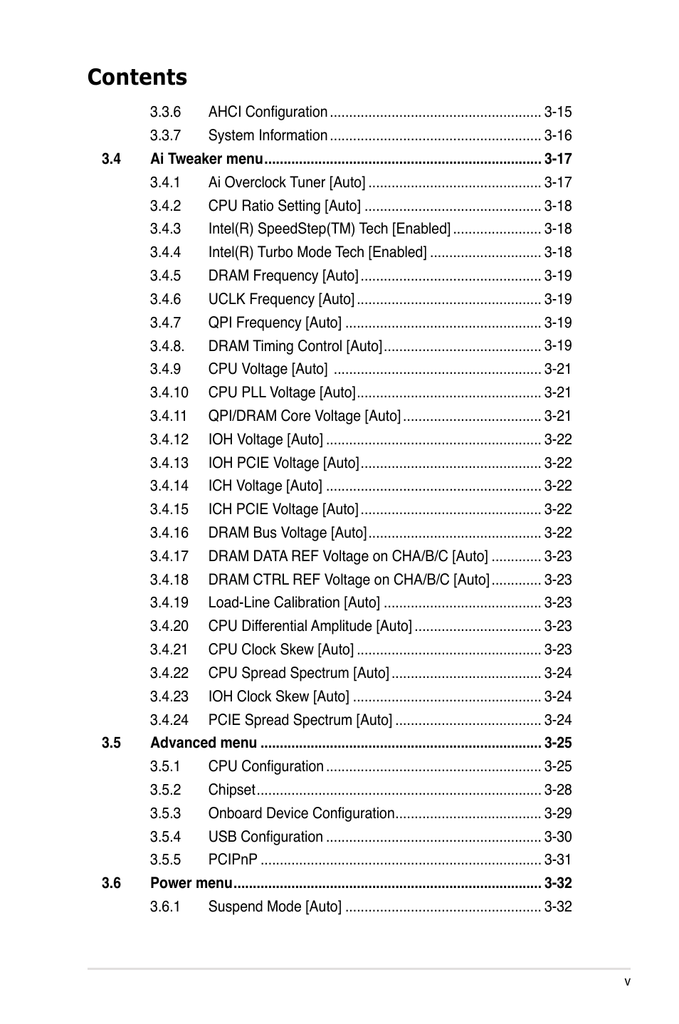 Asus P6T6 WS Revolution User Manual | Page 5 / 192
