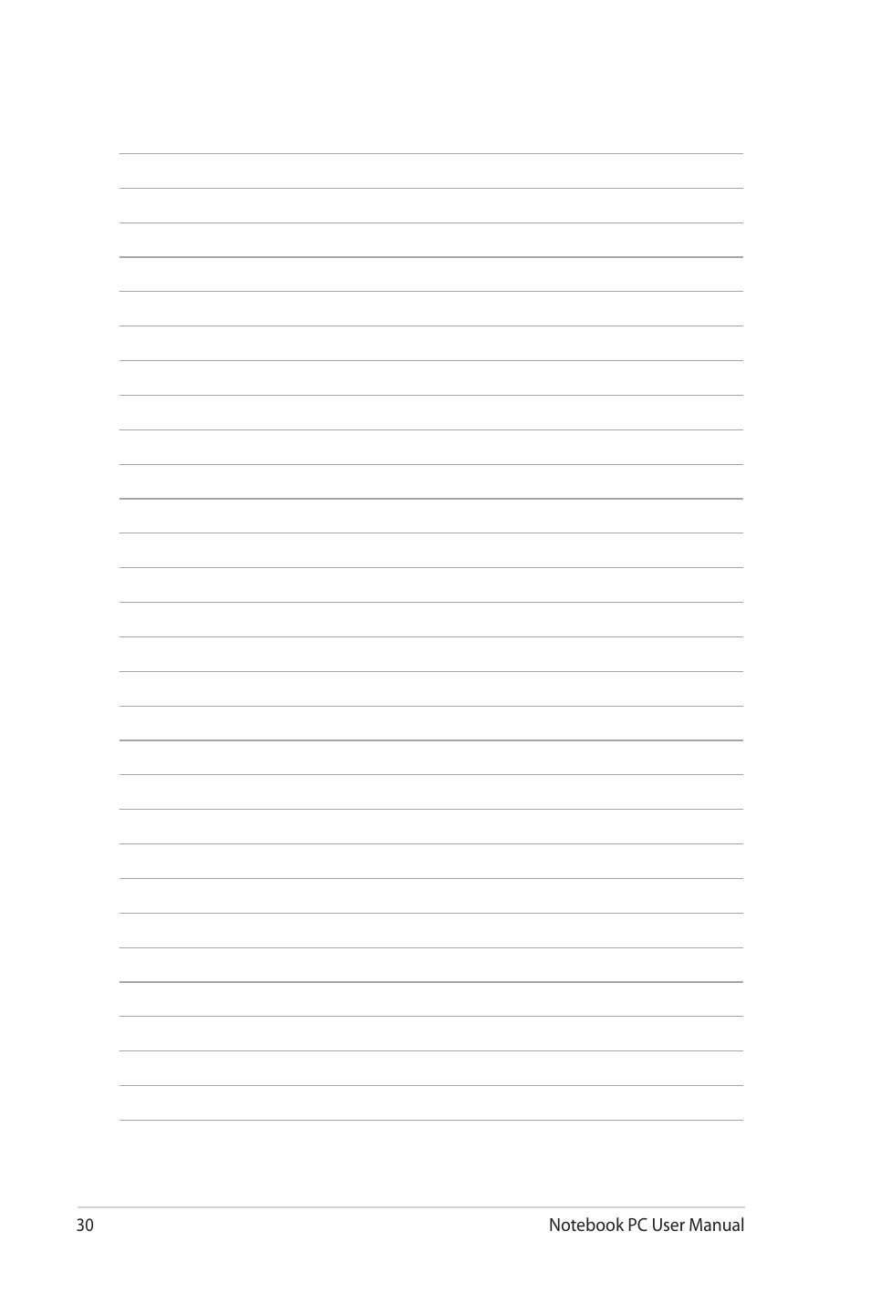 Asus K72Dr User Manual | Page 30 / 30