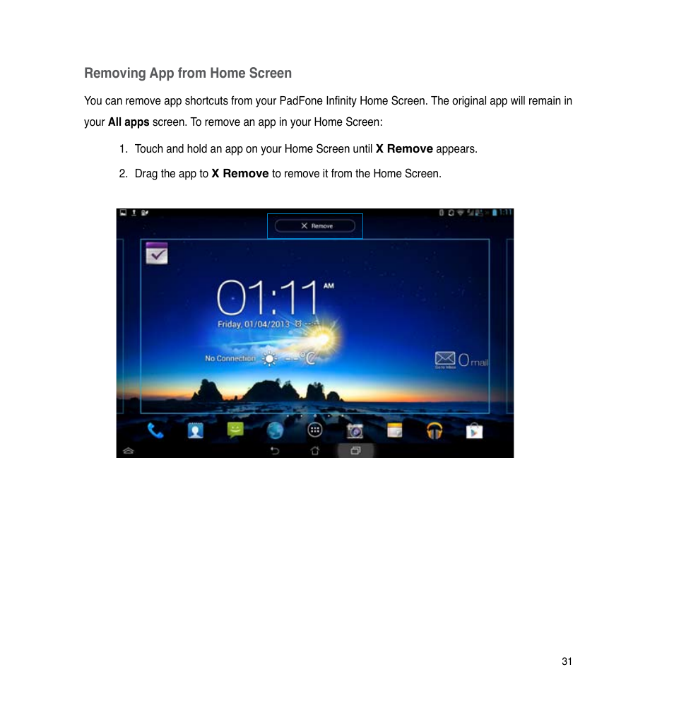 Asus PadFone Infinity User Manual | Page 31 / 74