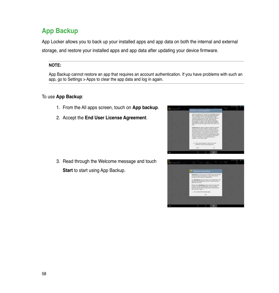 App backup | Asus PadFone Infinity User Manual | Page 58 / 74