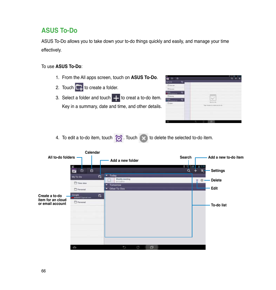 Asus to-do | Asus PadFone Infinity User Manual | Page 66 / 74