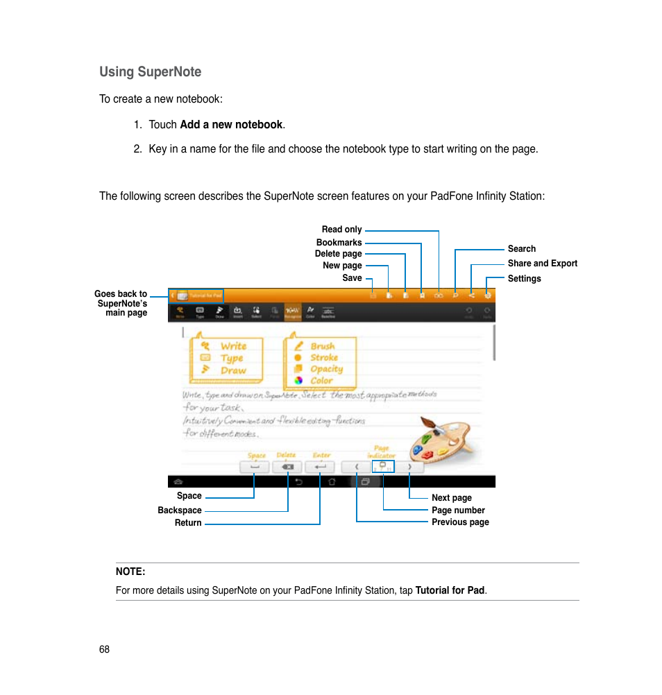 Asus PadFone Infinity User Manual | Page 68 / 74