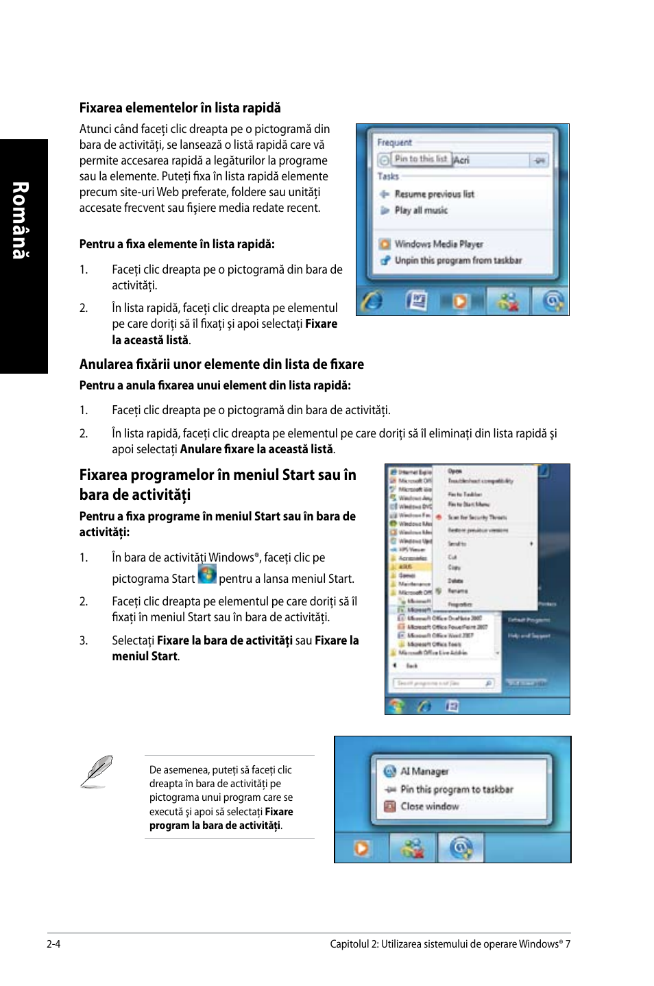 Ro m ân ă ro m ân ă ro m ân ă ro m ân ă | Asus CM6650 User Manual | Page 106 / 252