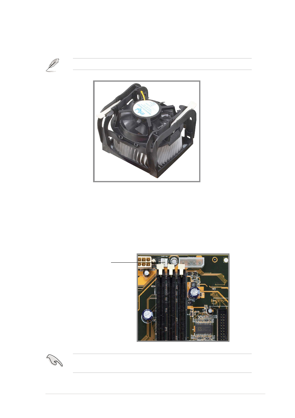 4 connecting the cpu fan cable | Asus P4S133 User Manual | Page 27 / 124