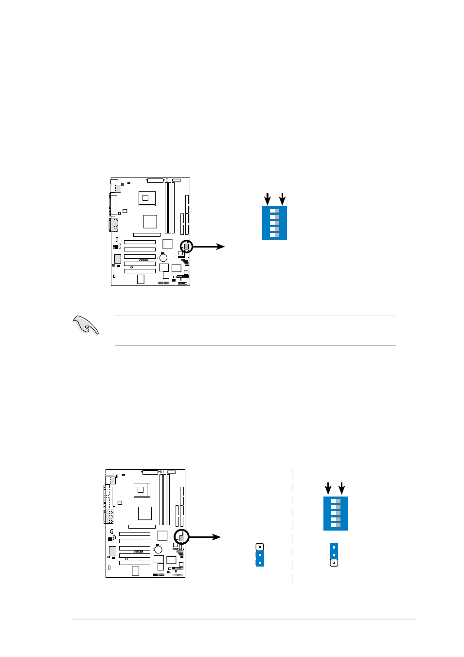 7 jumpers, 1) jumperfree, Mode. the jumperfree | Asus P4S133 User Manual | Page 35 / 124