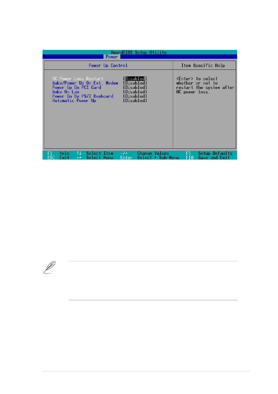 1 power up control | Asus P4S133 User Manual | Page 87 / 124