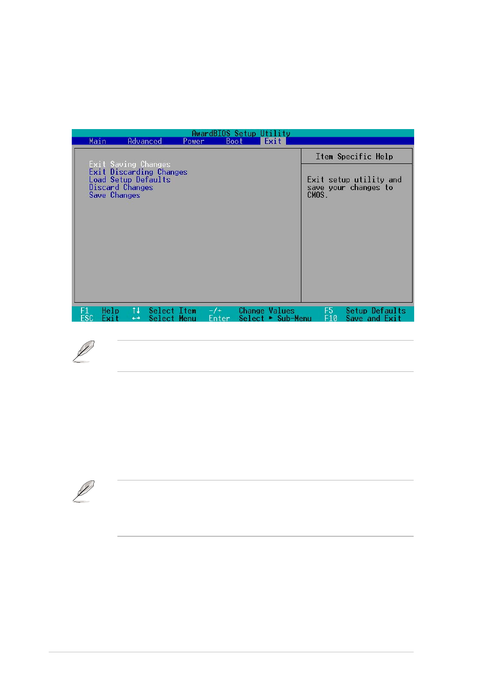 7 exit menu | Asus P4S133 User Manual | Page 92 / 124