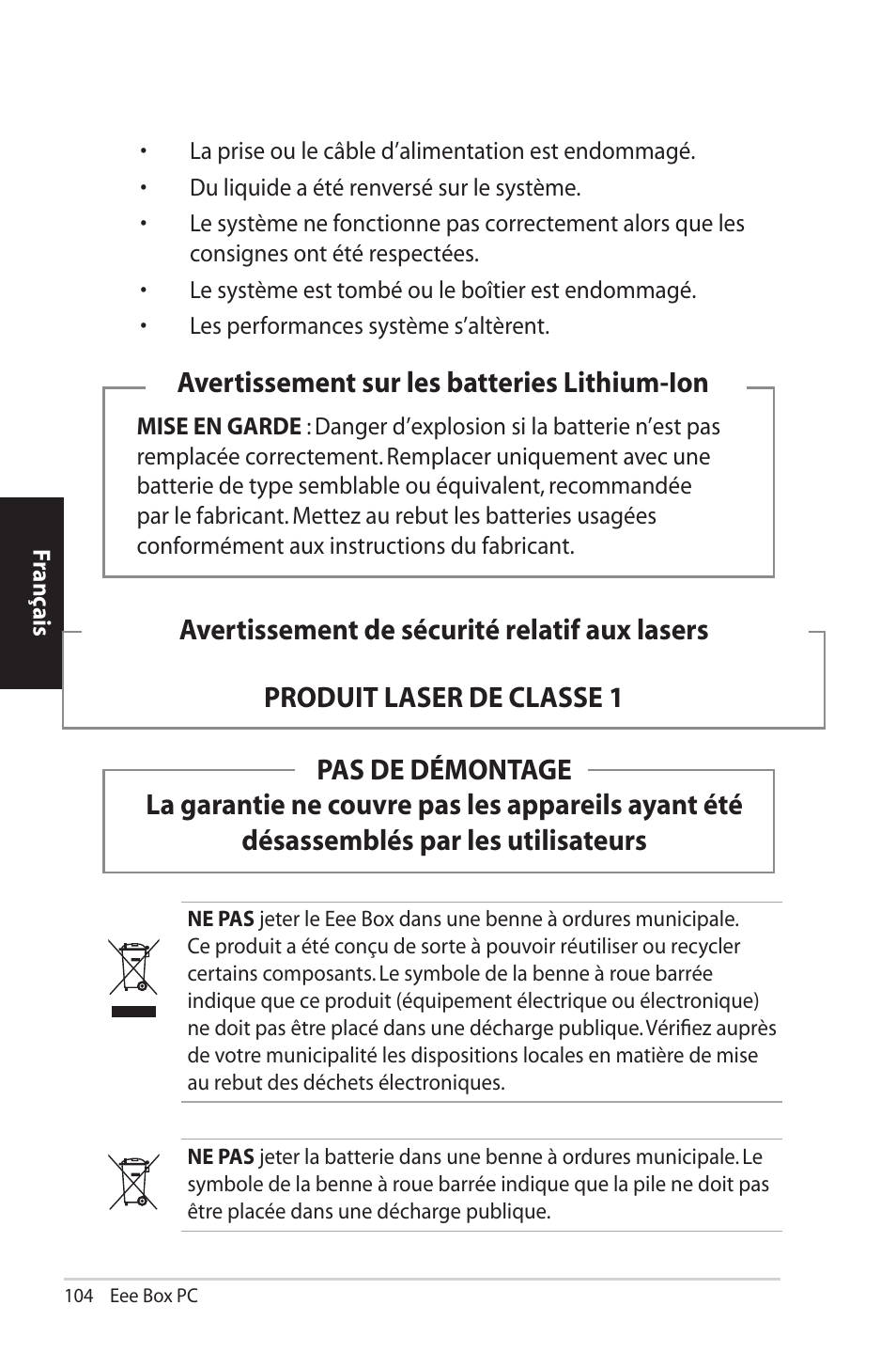 Asus EB1012U User Manual | Page 104 / 325