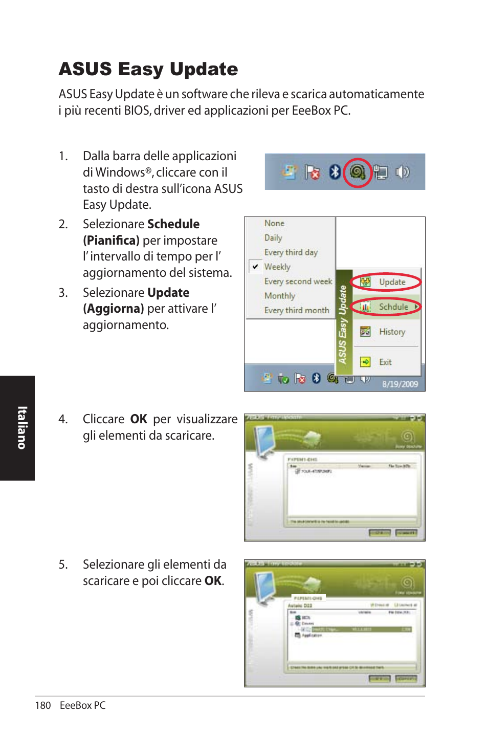 Asus easy update | Asus EB1012U User Manual | Page 180 / 325