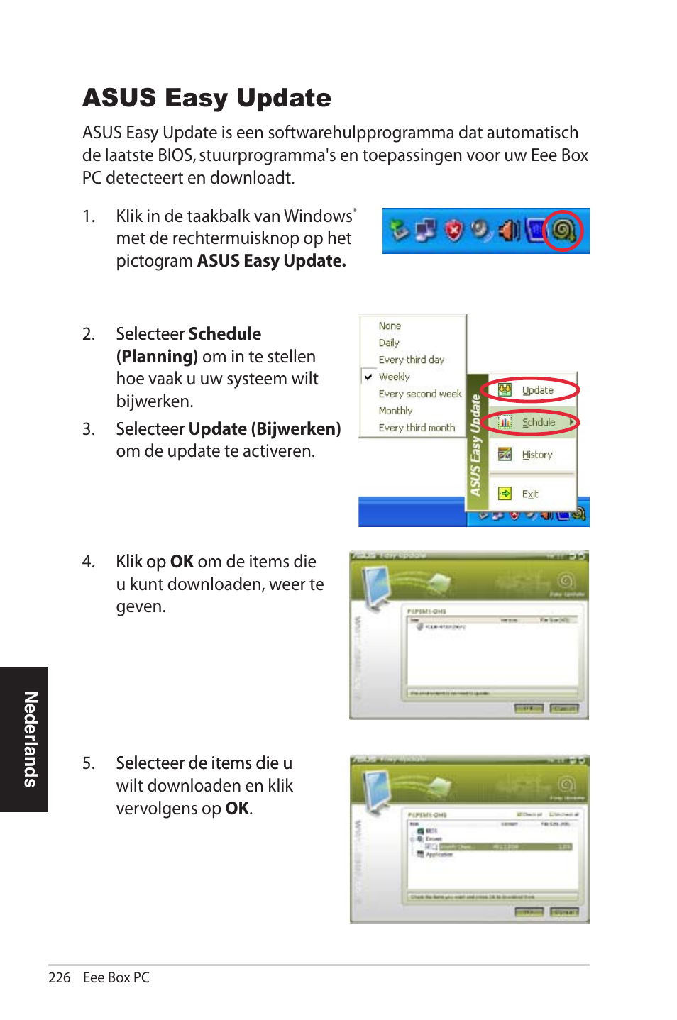 Asus easy update | Asus EB1012U User Manual | Page 226 / 325