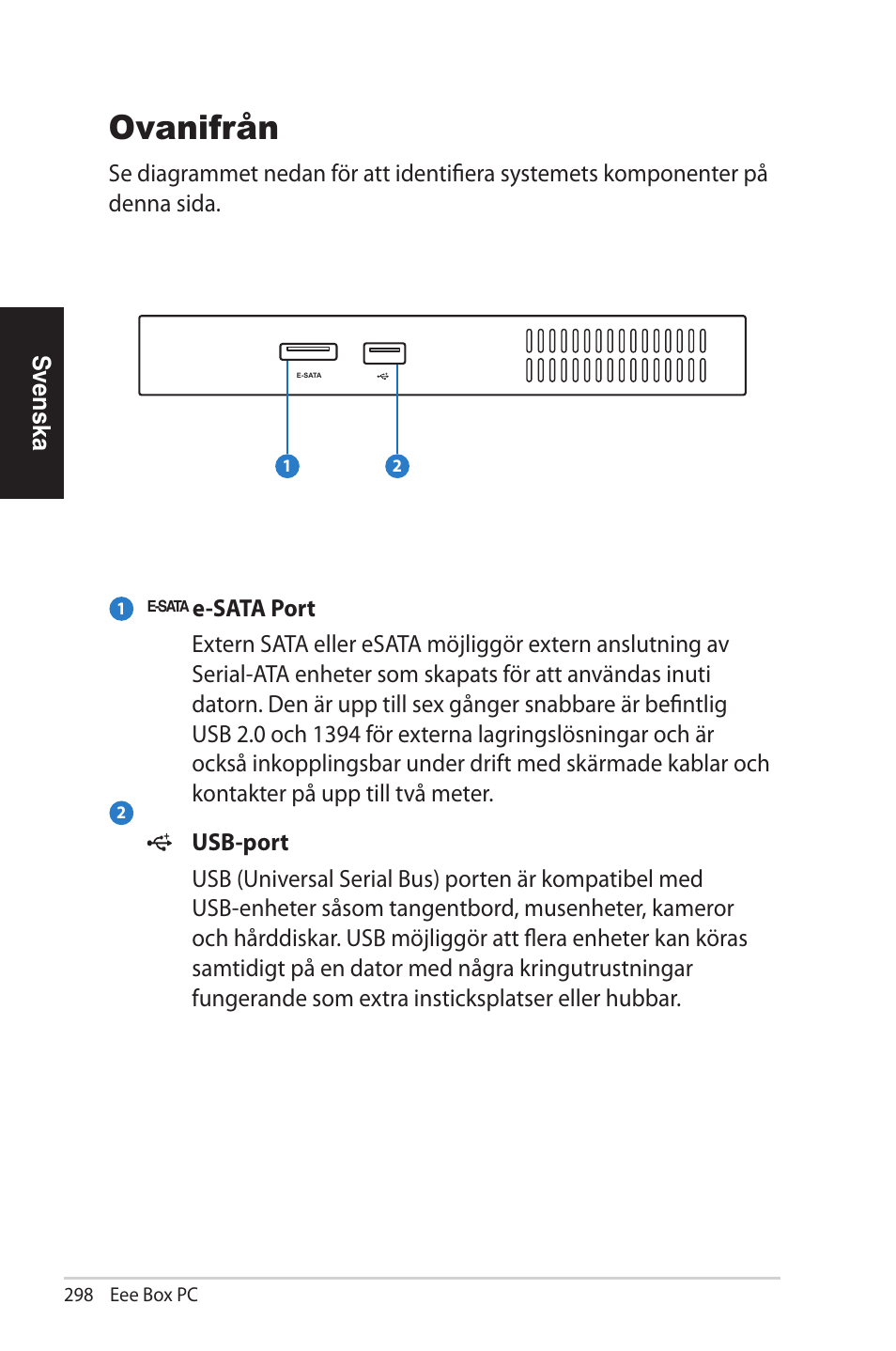 Ovanifrån | Asus EB1012U User Manual | Page 298 / 325