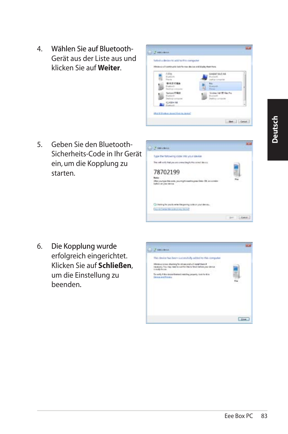 Asus EB1012U User Manual | Page 83 / 325