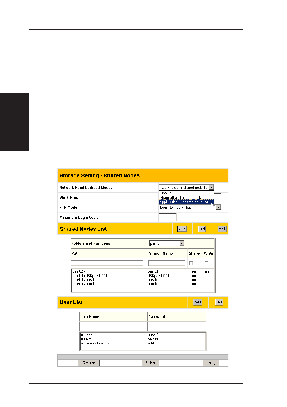 Chapter 2 - getting started | Asus WL-HDD2.5 User Manual | Page 26 / 58