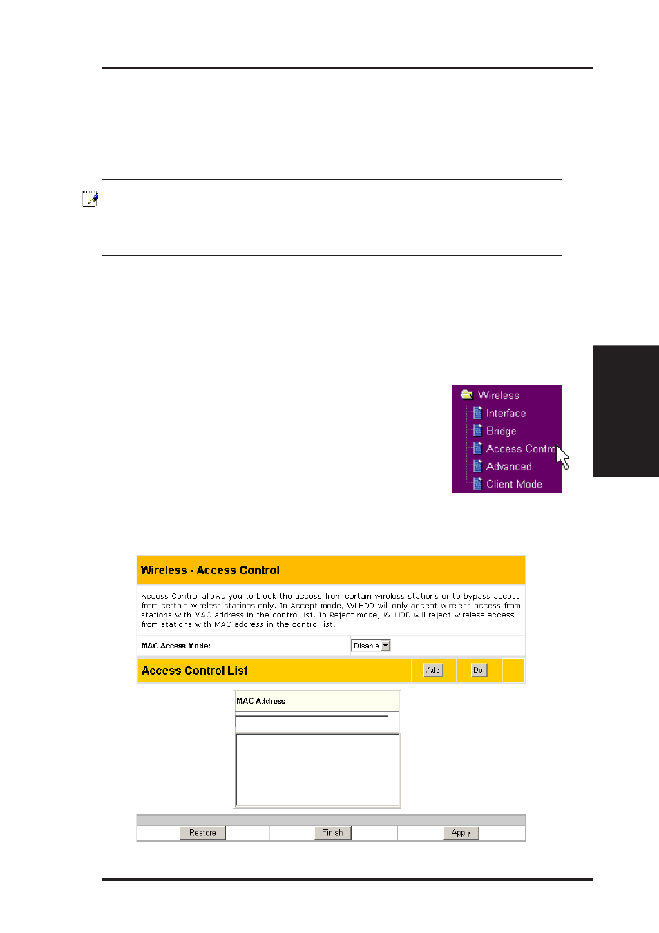 Chapter 3 - software configuration | Asus WL-HDD2.5 User Manual | Page 35 / 58