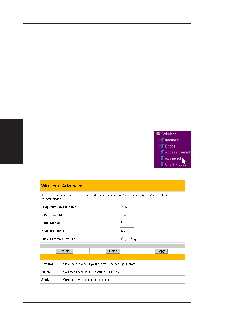 Chapter 3 - software configuration | Asus WL-HDD2.5 User Manual | Page 36 / 58