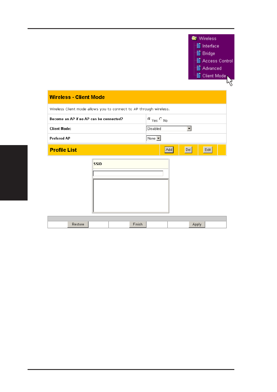 Chapter 3 - software configuration | Asus WL-HDD2.5 User Manual | Page 38 / 58