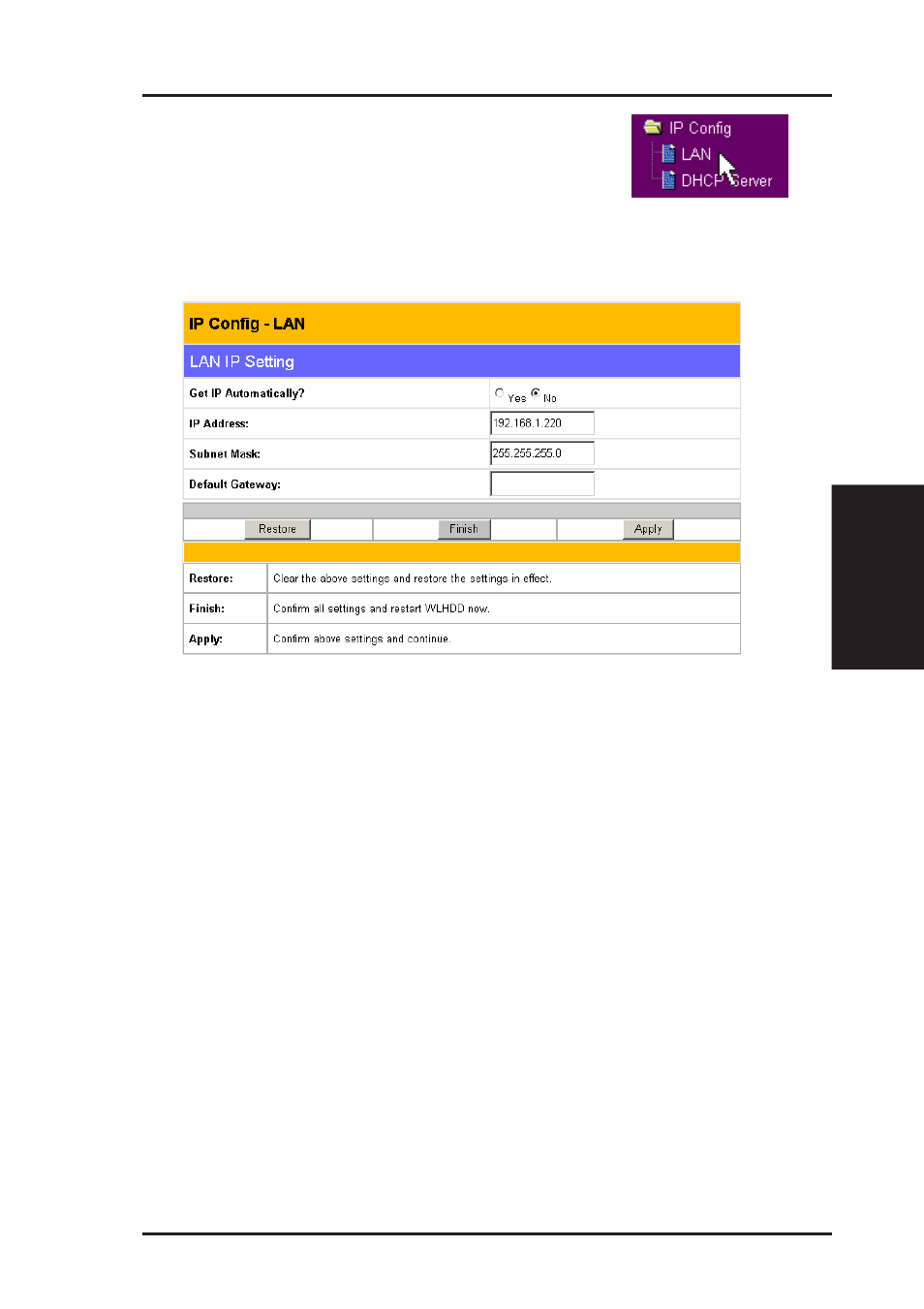 Chapter 3 - software configuration | Asus WL-HDD2.5 User Manual | Page 41 / 58