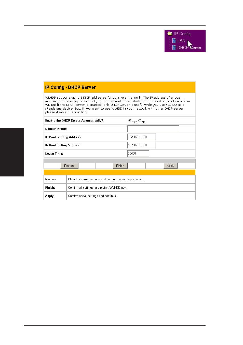 Chapter 3 - software configuration | Asus WL-HDD2.5 User Manual | Page 42 / 58