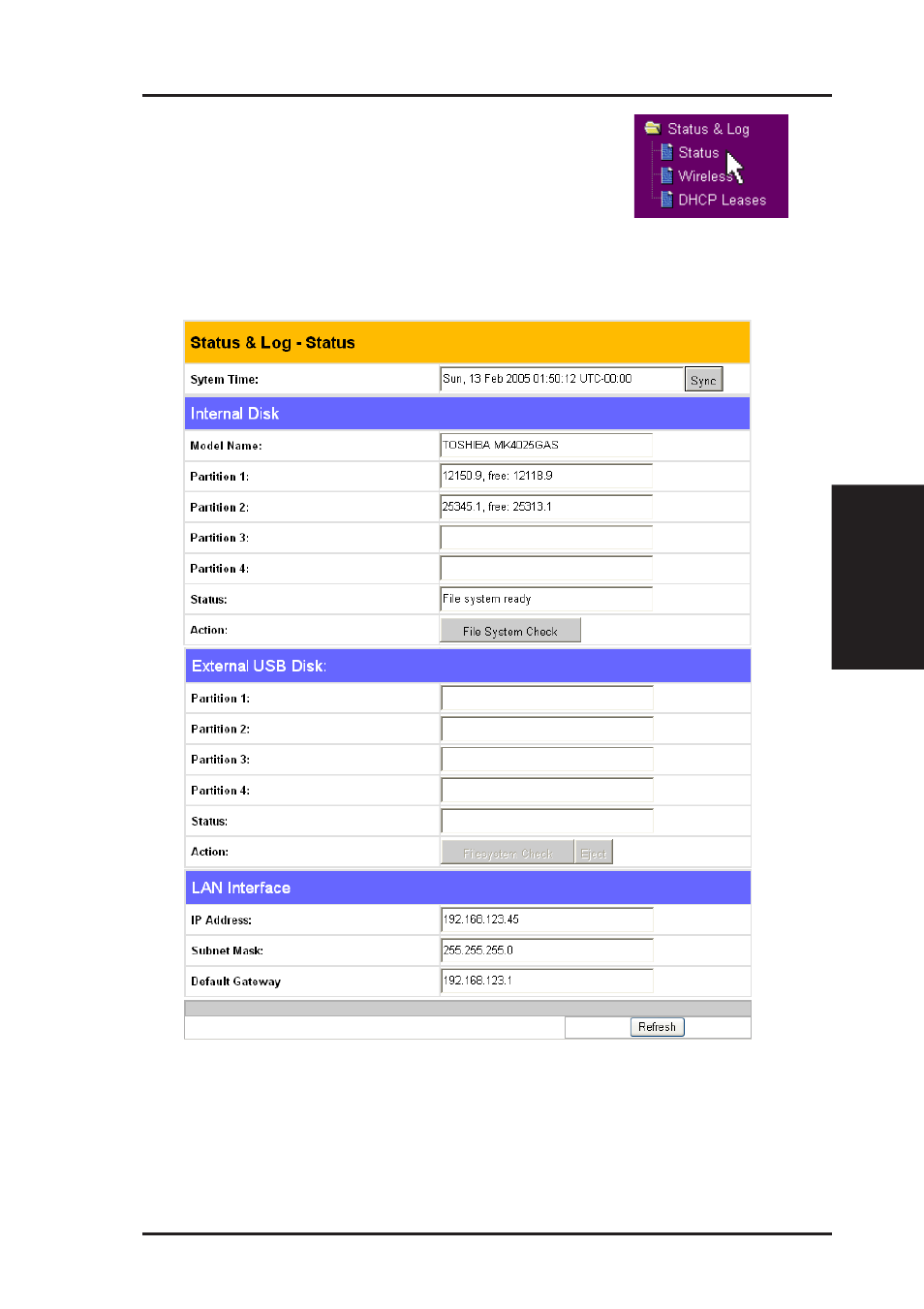 Chapter 3 - software configuration | Asus WL-HDD2.5 User Manual | Page 49 / 58