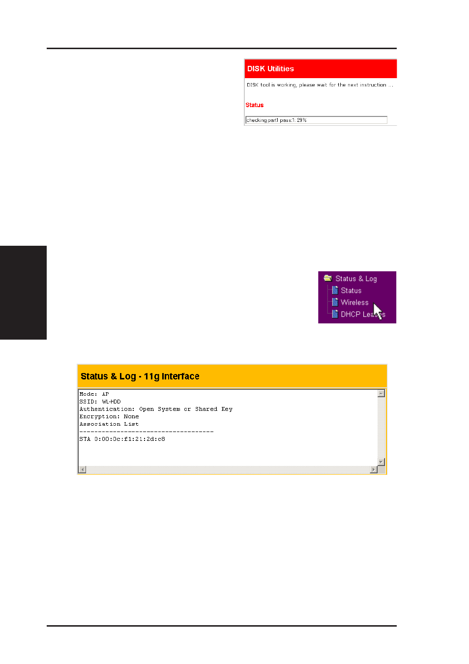 Chapter 3 - software configuration | Asus WL-HDD2.5 User Manual | Page 50 / 58